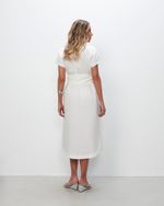 Vestido Chemise 100% Linho | Biarritz - Off White