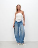 Corset 100% Linho | Salina - Off White