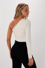 Body Uma Manga | Diagonal - Off White