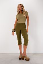 Calça Capri | One - Verde Oliva