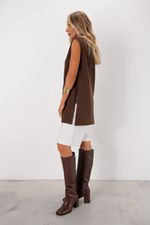 Blusa Alongada | All - Marrom