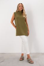 Blusa Alongada | All - Verde Oliva