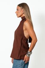 Blusa Frente Única | Pure - Marrom