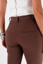 Calça Reta Slim | Sway - Marrom