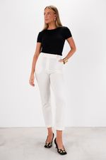 Calça Reta Slim | Sway - Vanilla
