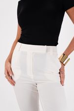 Calça Reta Slim | Sway - Vanilla