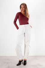Body Uma Manga | Diagonal - Merlot