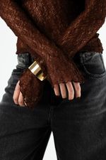 Blusa em Renda |  Bliss - Chocolate