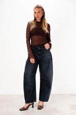 Blusa em Renda |  Bliss - Chocolate