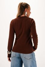 Blusa em Tricô Gola Redonda| Moritz - Cacau