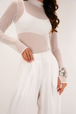 Blusa em Tule | Nuit - Branca