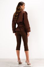 Trench Coat Curto | Tokyo - Marrom