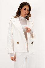 Trench Coat Curto | Tokyo - Off White