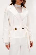 Trench Coat Curto | Tokyo - Off White