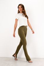 Calça com Zíper | Soho - Verde Oliva