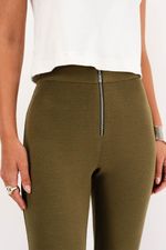 Calça com Zíper | Soho - Verde Oliva