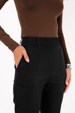 Calça em Algodão com Elastano | Bahia - Preto