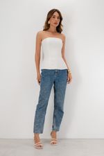 Corset Decote Reto | Prisma - Off White