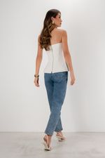 Corset Decote Reto | Prisma - Off White
