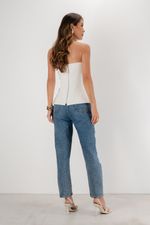 Corset Decote Reto | Prisma - Off White