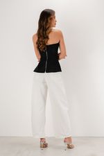 Corset Decote Reto | Prisma - Preto