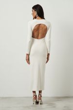 Vestido Recorte Costas | Contorno - Off White