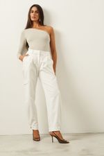 Calça Wide Leg | Aresta - Off White