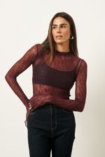 Blusa em Renda | Bliss - Wine