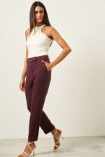 Calça Reta Slim | Sway -Wine
