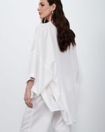 Kimono Amplo em Liocel | Aurora - Off White