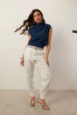Blusa Gola Alta | Bloom - Marinho