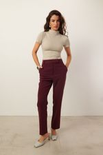 Blusa em Poliamida Manga Curta Com Gola | Simetria - Cerâmica