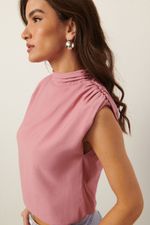 Blusa Gola Alta | Bloom - Rosa