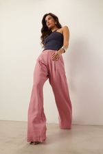 Calça Alfaiataria Pantalona | Soul - Rosa