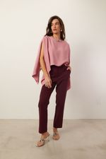 Blusa Ampla Assimétrica | Free - Rosa