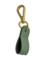 Porta Batom Charms Verde Ouro