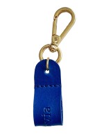 Porta Batom Charms Azul Royal Ouro 