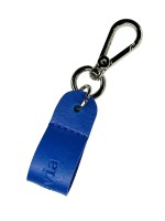 Porta Batom Charms Azul Royal Prata