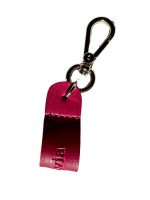 Porta Batom Charms Pink Prata 