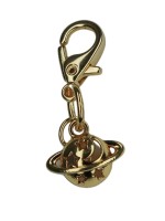 Micro Charm Saturno Ouro