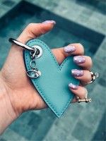 Micro Charm Olho Cristal Azul Prata