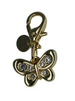 Micro Charm Borboleta Ouro