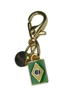 Micro Charm Bandeira Brasil 