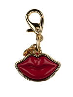 Micro Charm Boca Surrealista Vermelha
