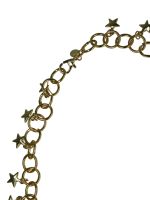 Colar e Charm Corrente Estrelas Ouro