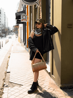 Bolsa Baguete 55 Ouro Cromado 