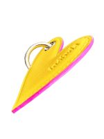 Charm Coração Amarelo & Pink
