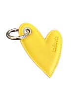 Charm Coração Amarelo & Pink
