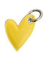 Charm Coração Amarelo & Pink