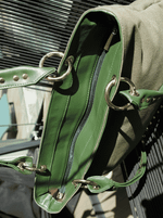 Bolsa Tote Duo Verde Ouro